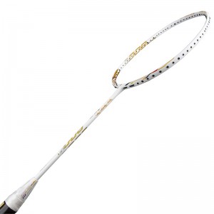 Biało-złota Rakieta badmintonowa Apacs Z-Power 800 RP+ (4U)